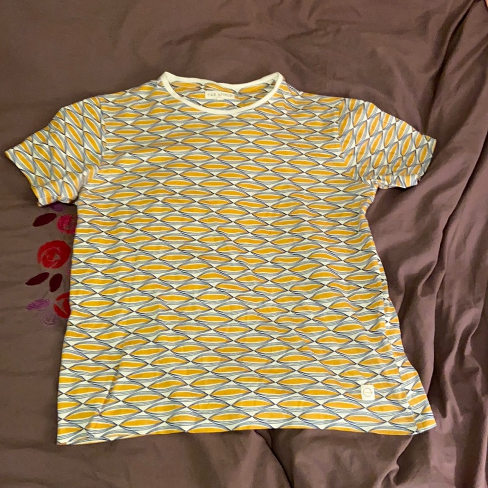 Graphic 60s style Far Afield t-shirt
